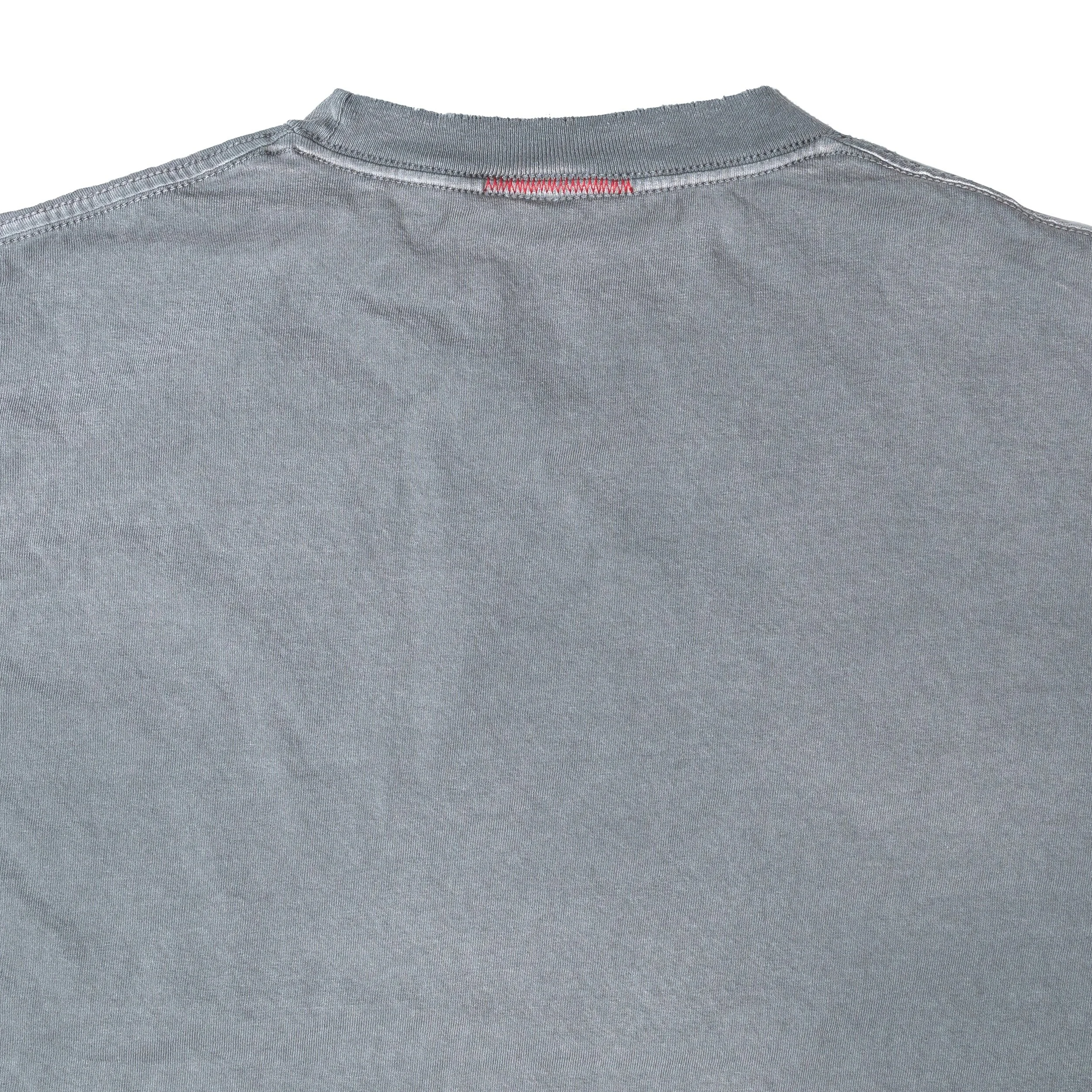 OVERSIZE CROP T-SHIRT / AGED GREY — MOOJIMOOJI OVERSIZE CROP T-SHIRT / AGED GREY — MOOJIMOOJI